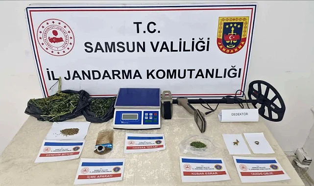 Samsun’da Jandarmadan Uyuşturucu Operasyonu: 1 Gözaltı