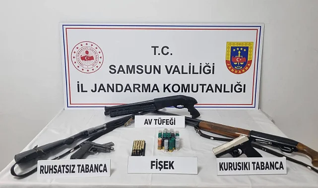 Samsun’da Kaçak Silah Ticaretine Operasyon: 1 Gözaltı