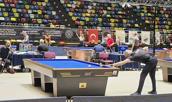 Samsun'da Nefes Kesen Bilardo Şampiyonası