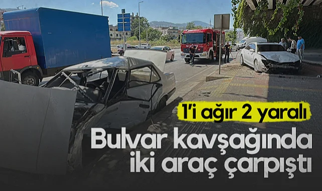 Samsun’da Otomobil Kazası: Tofaş Hurdaya Döndü, 2 Yaralı