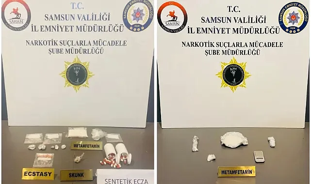 Samsun'da Polisten 3 İlçede Eş Zamanlı Baskın: 6 Şüpheliye İşlem