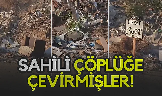Samsun’da Sahil Çöplüğe Döndü: Vatandaşlardan Tepki