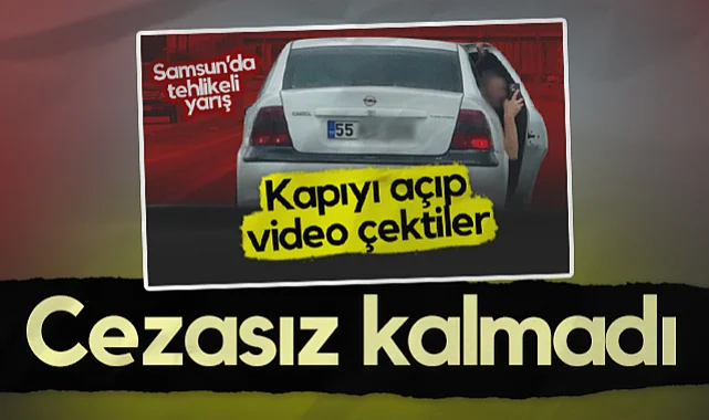 Samsun'da Tehlikeli Yolculuk Cezasız Kalmadı