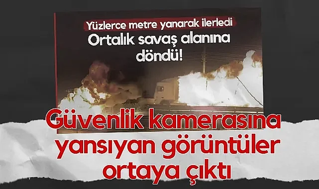 Samsun’da Tır Faciasının, Güvenlik Kamerası Görüntüleri Ortaya Çıktı