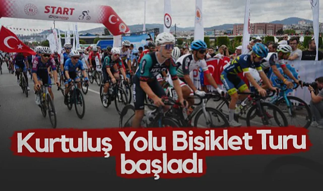 Samsun'da Uluslararası Bisiklet Turu Başladı