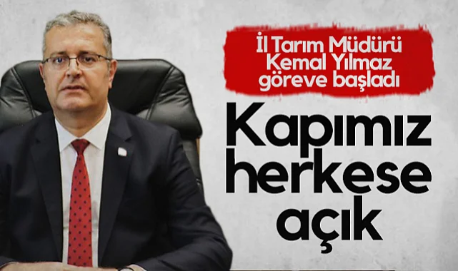 Samsun İl Tarım Müdürü Kemal Yılmaz Göreve Başladı: Kapımız Herkese Açık