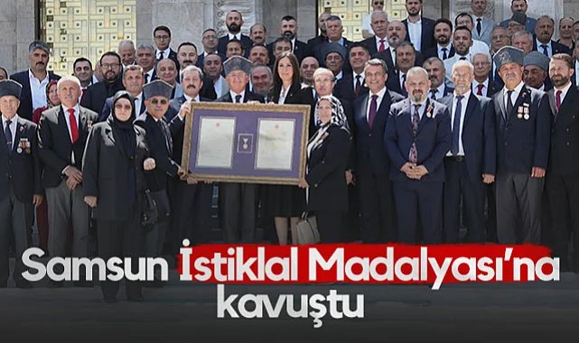 Samsun, İstiklal Madalyası Beratını 101 Yıl Sonra Aldı