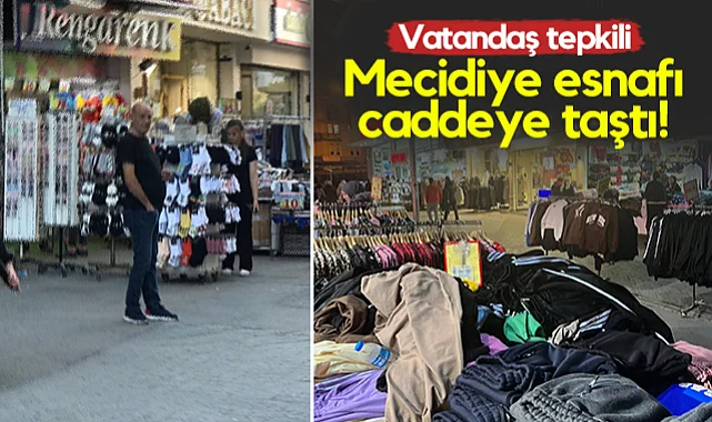 Samsun Mecidiye Caddesi Esnafı Caddeye Taştı! Vatandaşlar Tepkili...