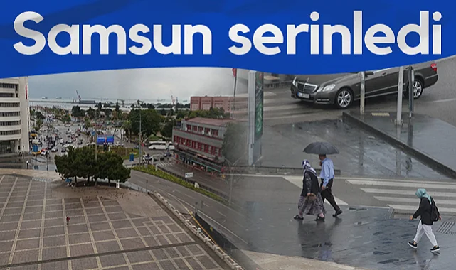 Samsun'u Serinleten Yağmur