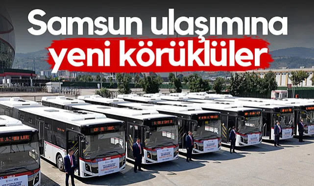 Samsun Ulaşımına Yeni Körüklü Otobüsler