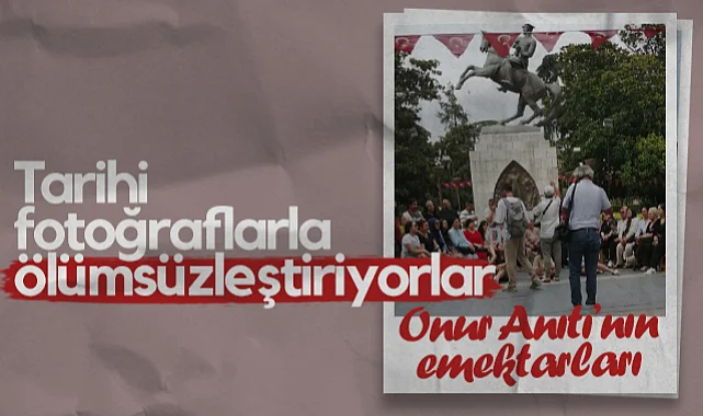 Samsun'un Tarihi Simgesi Onur Anıtı ve Fotoğrafçıları