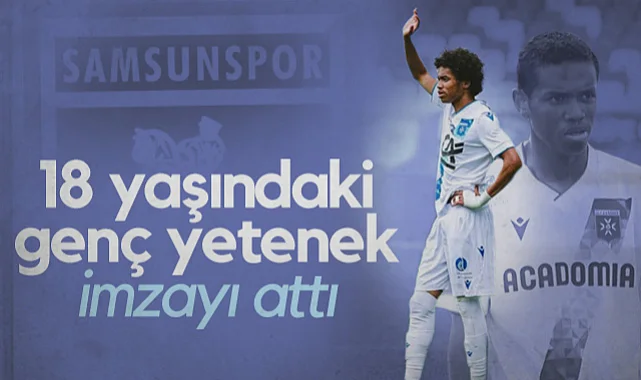 Samsunspor 18 Yaşındaki Genç Yeteneği Kadrosuna Kattı