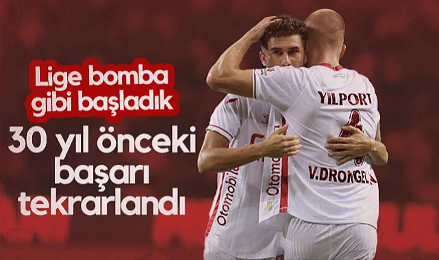 Samsunspor 30 Yıl Önceki Başarısını Tekrarladı