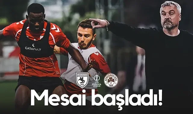 Samsunspor'da Gözler Rövanşa Çevrildi: Panathinaikos Mesaisi Başladı