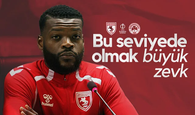 Samsunspor'da Ntcham Panathinaikos Maçı Öncesi Konuştu: Bu Seviyede Olmak Büyük Zevk