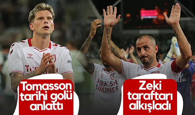Samsunspor'da Tomasson Tarihi Golü Anlattı, Zeki Yavru Taraftarı Alkışladı