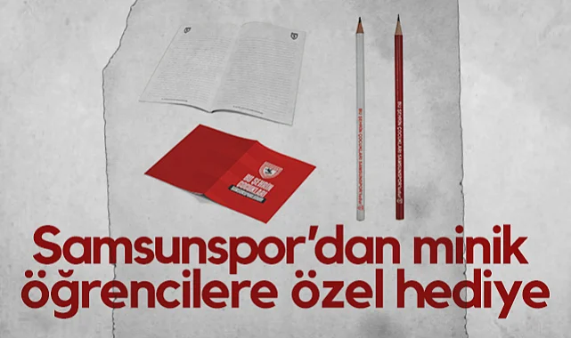 Samsunspor’dan Minik Öğrencilere Özel Hediye