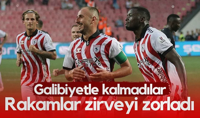Samsunspor Rakamlarda Zirveyi Zorladı