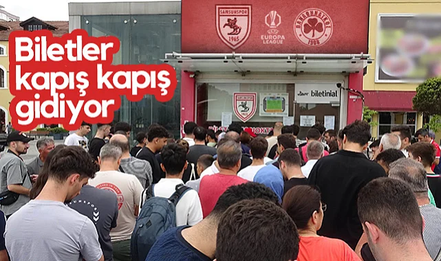 Samsunspor Taraftarından Panathinaikos Maçının Biletleri Bitmek Üzere