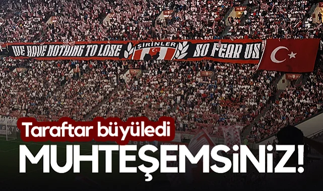 Samsunspor Tribünlerinden Panathinaikos Maçında Görsel Şölen