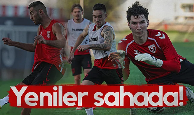 Samsunspor'un Yeni Transferleri Sahada