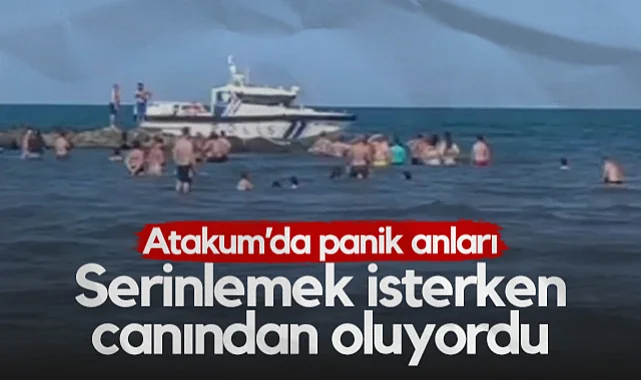 Serinlemek İsterken Canından Oluyordu! Atakum'da Panik Anları...