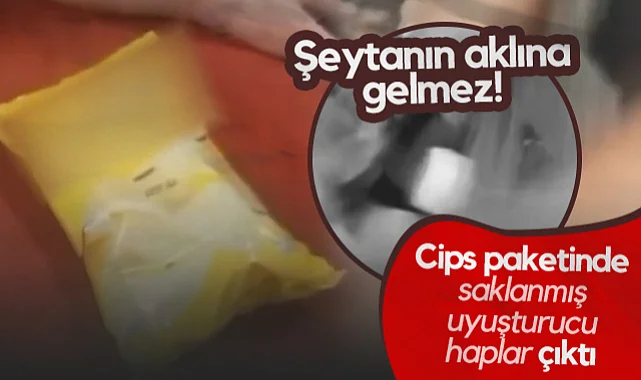 Şeytanın Aklına Gelmez! Samsun'da Cips Paketinden Çok Sayıda Uyuşturucu Çıktı...