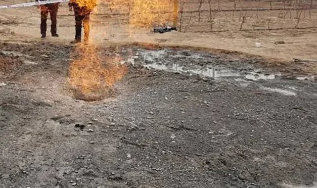 Suriye'de Su Kuyusundan Doğal Gaz Çıktı