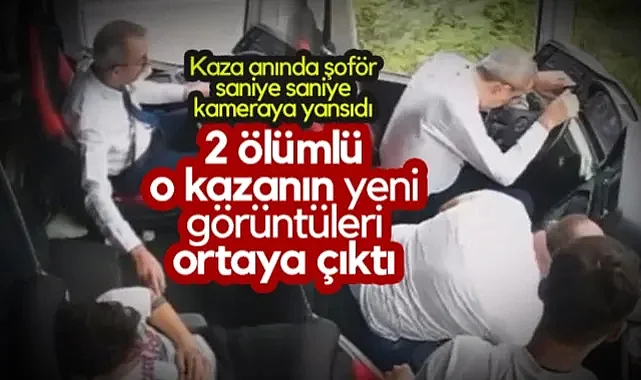 Terme'deki 2 Ölümlü Feci Kazada Şoförün Hareketleri Saniye Saniye Kameraya Yansıdı 