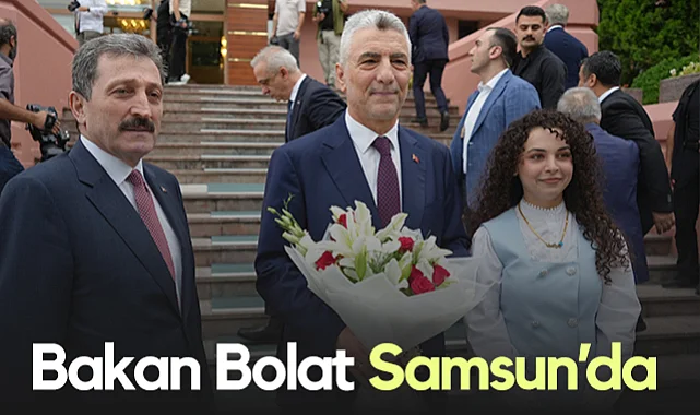 Ticaret Bakanı Ömer Bolat Samsun'a Geldi