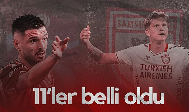 Trabzonspor - Samsunspor Maçı İlk 11'leri Açıklandı