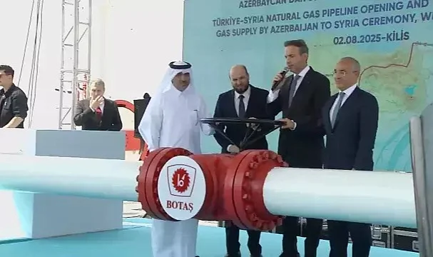 Türkiye-Suriye Doğal Gaz Hattı Açıldı: Kilis'ten Halep'e Enerji Akışı Başladı