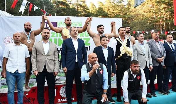 Vezirköprü Kunduz Güreşleri'nin Başpehlivanı Feyzullah Aktürk Oldu