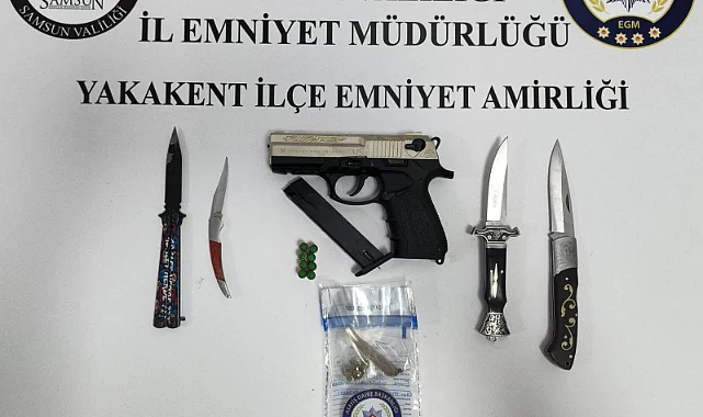 Yakakent'te Polis Uygulaması: Uyuşturucu ve Silah Ele Geçirildi