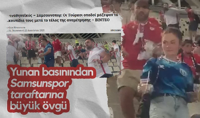 Yunan Basınından Samsunspor Taraftarına Büyük Övgü