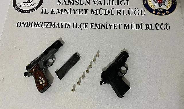 19 Mayıs’ta Kavga Sonrası Ruhsatsız Silahlar Ele Geçirildi