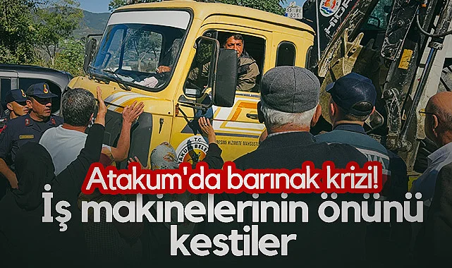 Atakum'da Barınak Krizi! İş Makinelerinin Önünü Kestiler
