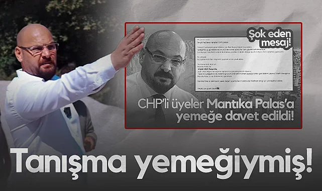 Atakum'da CHP'lilerin Davet Edildiği Yemek Yeşildere Üyelerinin Tanışma Yemeğiymiş!