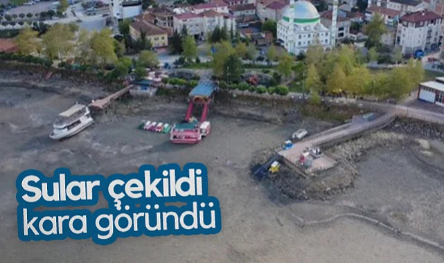 Ayvacık'ın 'Saklı Cenneti'nde Baraj Suları Çekildi, Kara Ortaya Çıktı