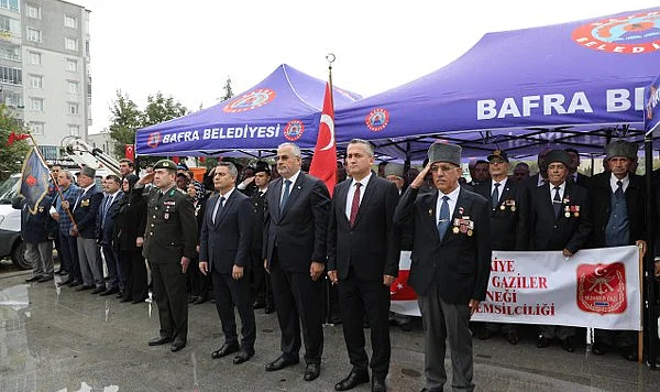 Bafra’da 19 Eylül Gaziler Günü Kutlandı