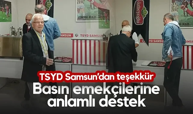 Basın Emekçilerine Anlamlı Destek! TSYD Samsun'dan Firmalara Teşekkür