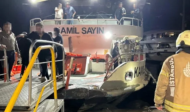 Boğaz'da Korkunç Anlar! Motorla, Kargo Gemisi Çarpıştı