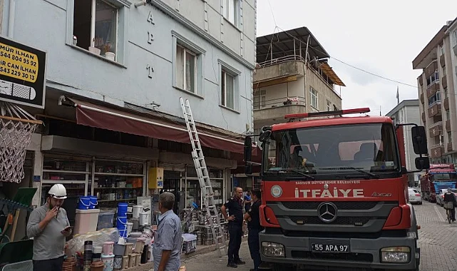 Çarşamba'da Ocak Başında Unutulan Yemek Yangına Sebep Oldu