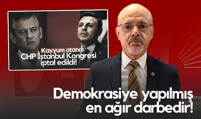 CHP Samsun İl Başkanı Mehmet Özdağ: İstanbul'daki Kayyum Demokrasiye Yapılmış En Ağır Darbedir!