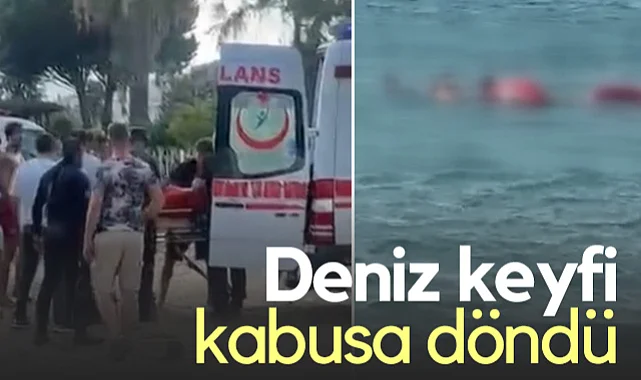 Deniz Keyfi Kabusa Döndü! Son Anda Kurtarıldı...