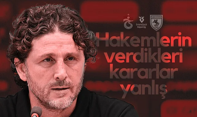 Fatih Tekke'den Samsunspor Maçı Sonrası Hakem Sitemi: Verdikleri Kararlar Yanlış 