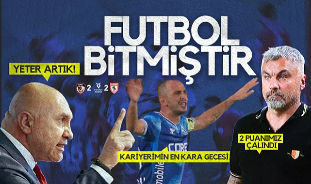 Futbol Bitmiştir! Samsunspor Gaziantep'te Hakem Kurbanı Oldu