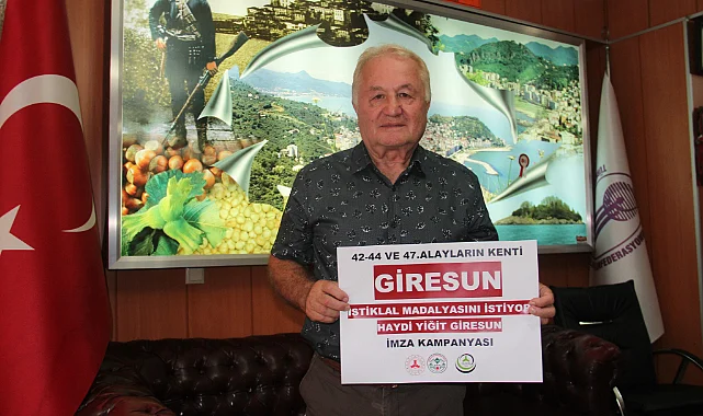 Giresun 'Yiğit' Unvanı İstiyor