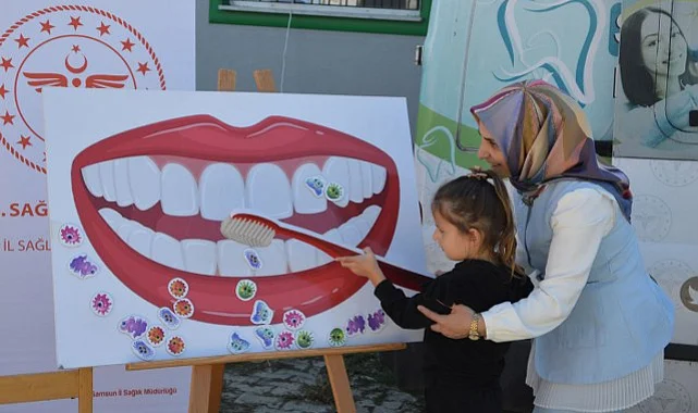 Havza’da Anaokulu Öğrencilerine Diş Sağlığı Eğitimi Verildi