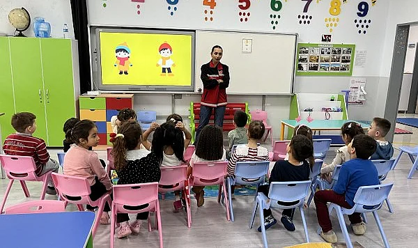 Havza'da Anaokulu Öğrencilerine Mahremiyet Eğitimi Verildi
